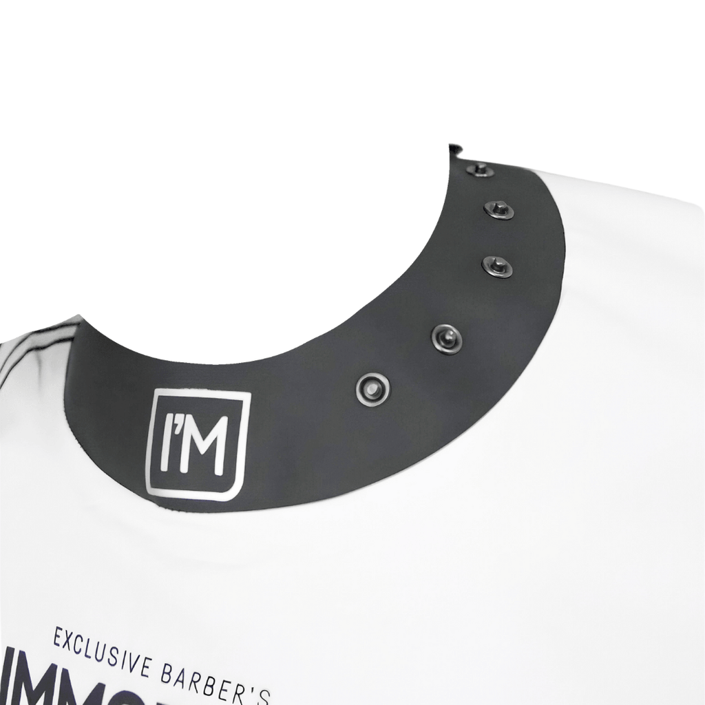 CAPA IMMORTAL NYC BLANCA COLLAR DE GOMA BOTONES DE PRESIÓN