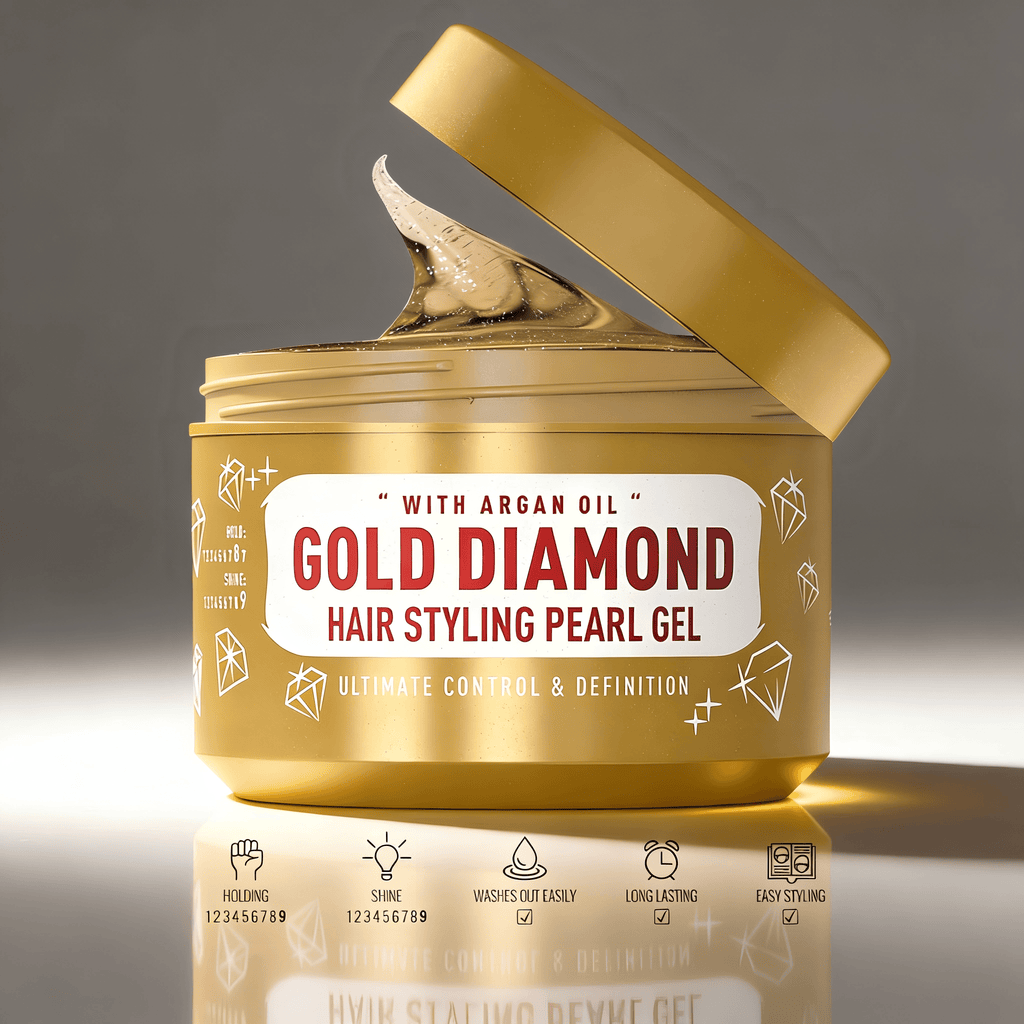 GEL FIJADOR DE CABELLO GOLD DIAMOND HAIR STYLING PEARL GEL 300ml