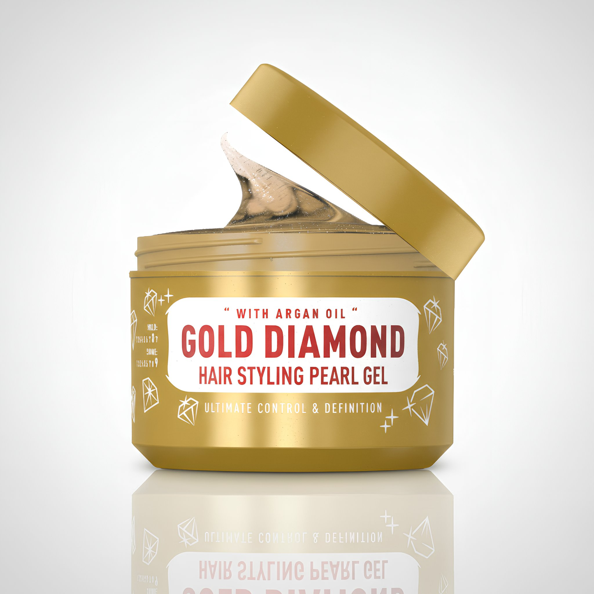 GOLD DIAMOND HAIR STYLING PEARL GEL 300ml
