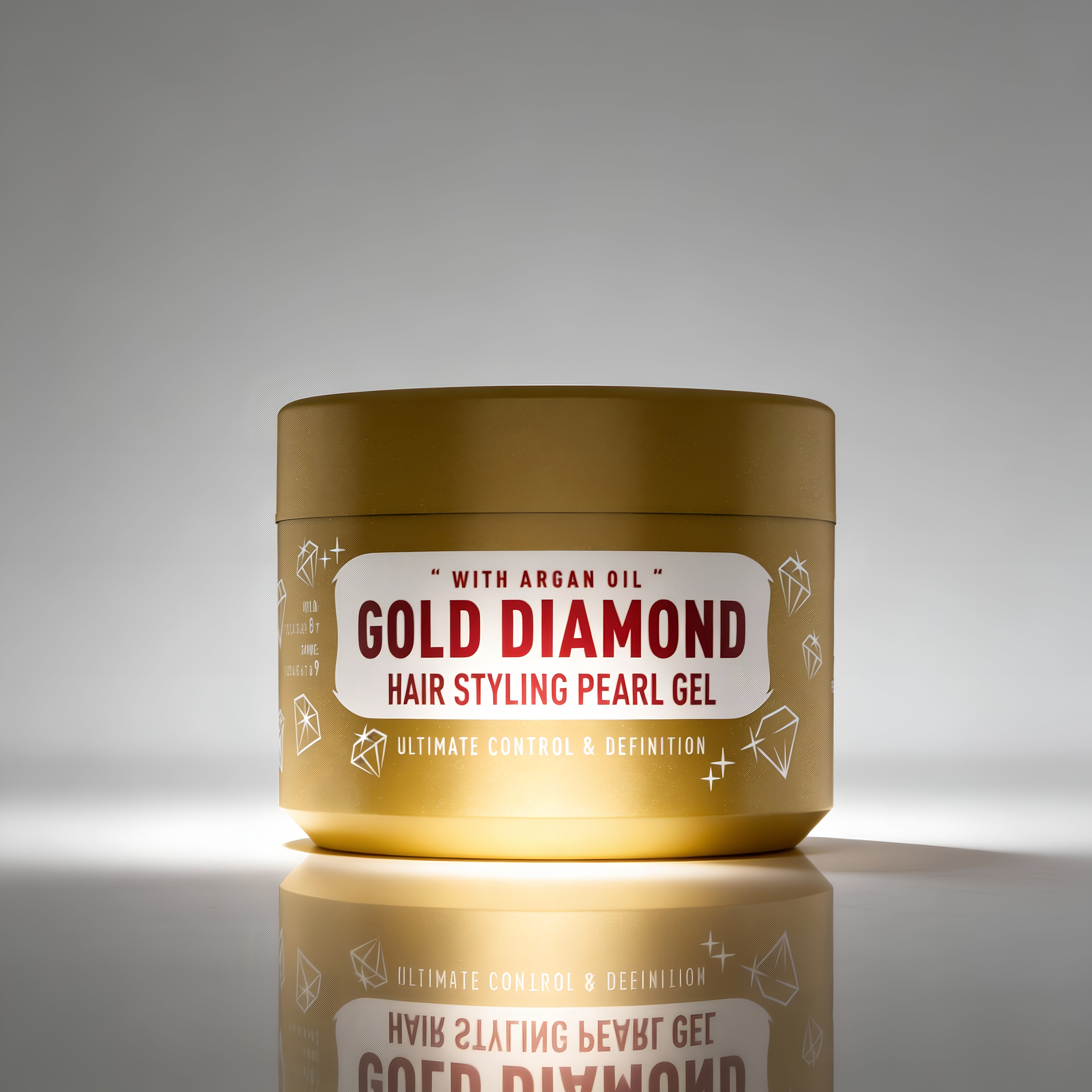 GOLD DIAMOND HAIR STYLING PEARL GEL 300ml