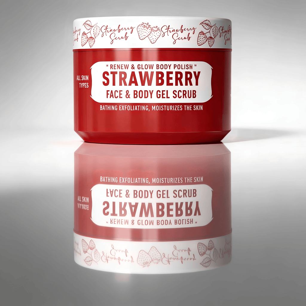 EXFOLIADORA MASCARILLA FACE BODY  SCRUB STRAWBERRY 300ml