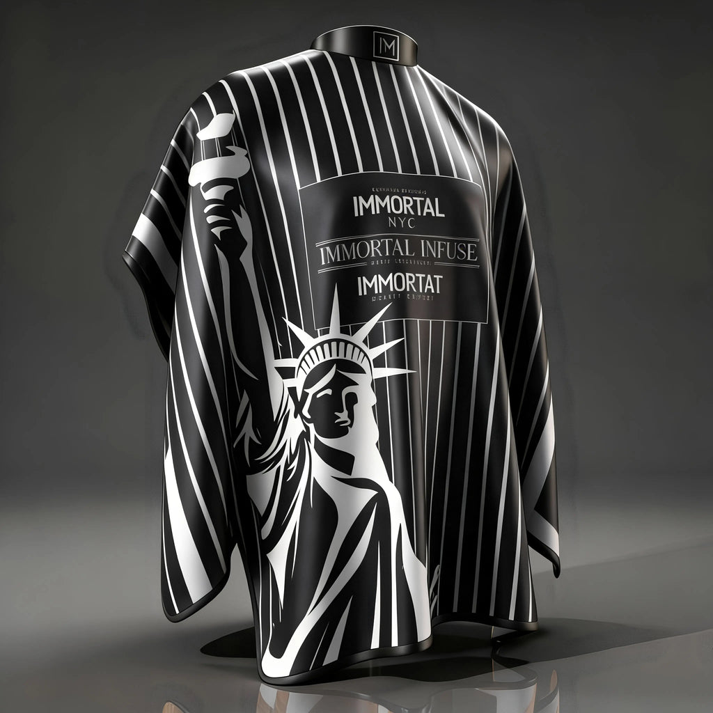 CAPA IMMORTAL NYC ESTACTUA COLLAR DE GOMA BOTONES DE PRESIÓN