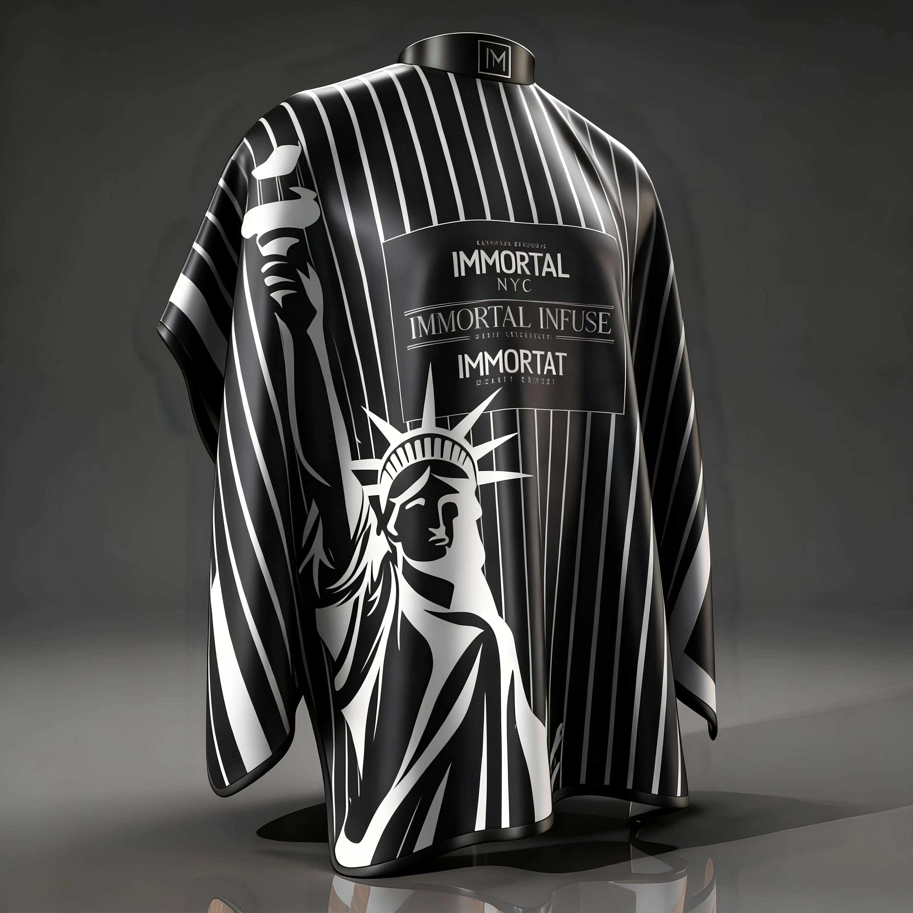 CAPA IMMORTAL NYC ESTACTUA COLLAR DE GOMA BOTONES DE PRESIÓN