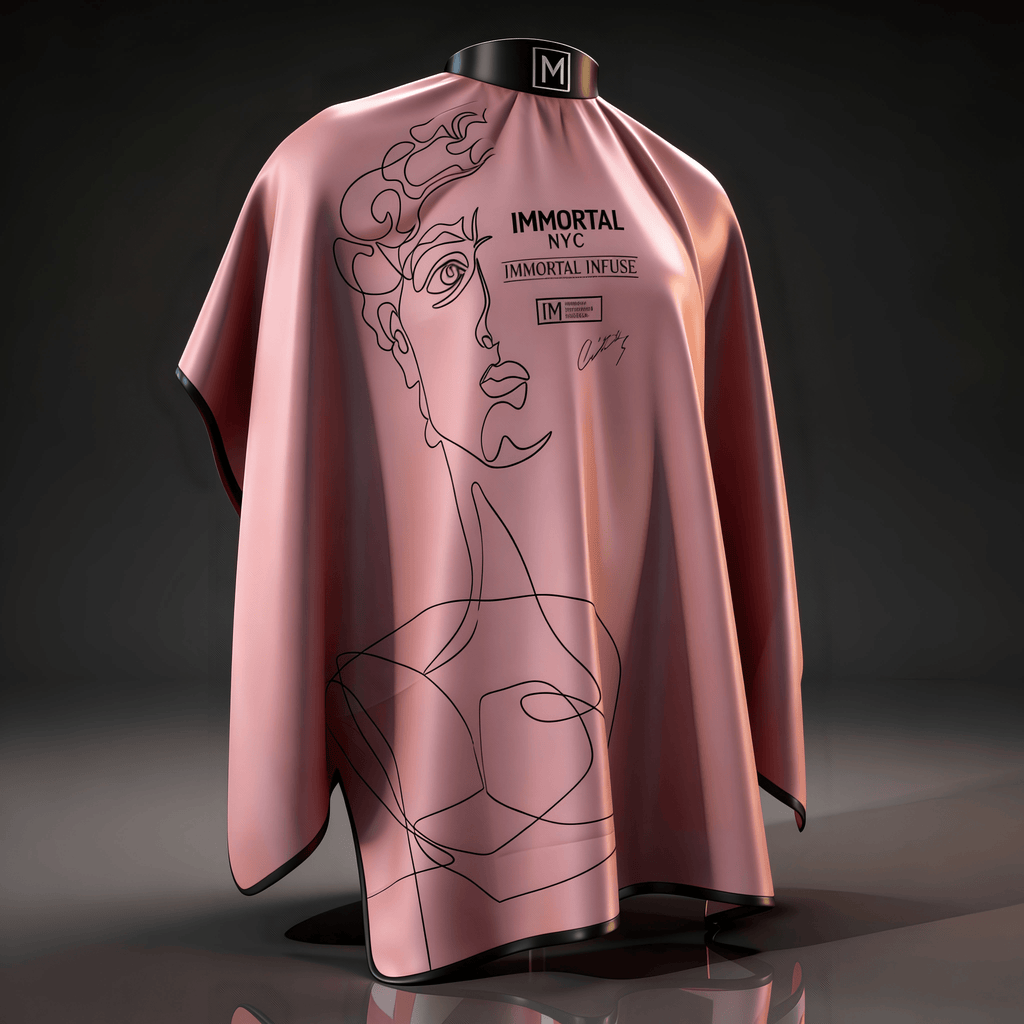 CAPA IMMORTAL NYC ROSAS COLLAR DE GOMA BOTONES DE PRESIÓN