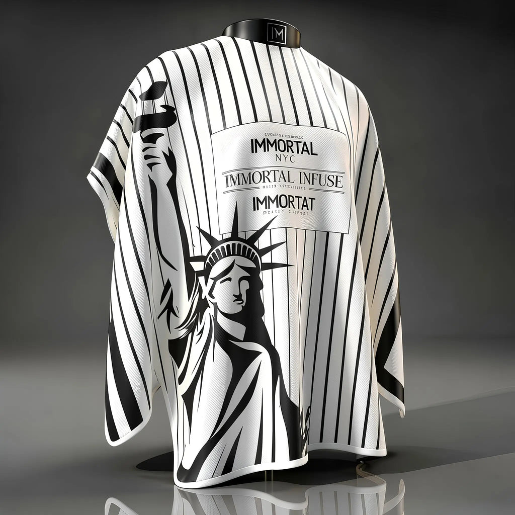 CAPA IMMORTAL NYC ESTACTUA COLLAR DE GOMA BOTONES DE PRESIÓN